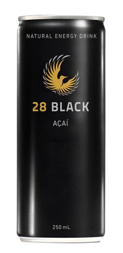 28 Black Individual 28 Black Energy Drink - ACAI (6 x 250ml Cans - Loose) 9340761020413 TPFS10019 28 Black Energy Drink - ACAI (6 x 250ml Cans - Loose)