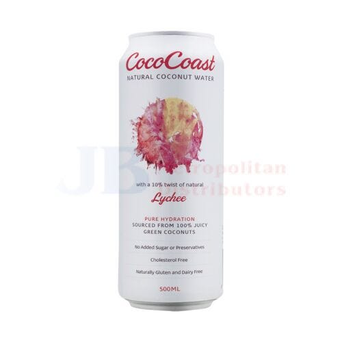 Coco Coast Lychee Coconut Water 500ml