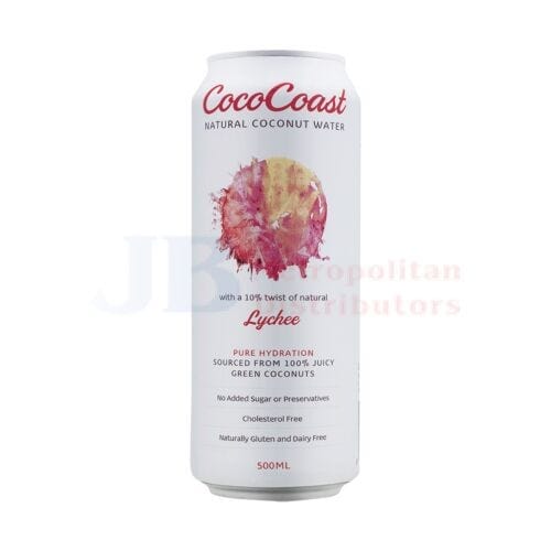 Coco Coast Lychee Coconut Water 500ml