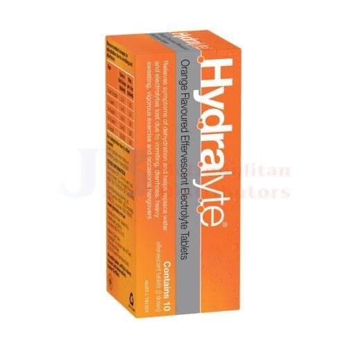 Hydralyte Individual Hydralyte Orange (10 Pack) 9317039001320 JBM1618 Hydralyte Orange (10 Pack)