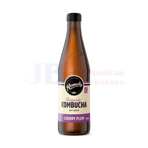 Remedy Remedy Kombucha Cherry Plum 330ml Remedy Kombucha Cherry Plum 330ml
