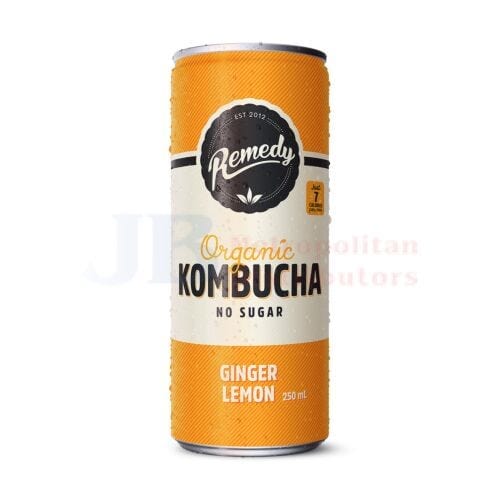 Remedy Remedy Kombucha Ginger Lemon 250ml Remedy Kombucha Ginger Lemon 250ml