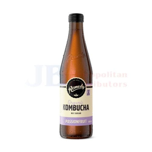 Remedy Remedy Kombucha Passionfruit 330ml Remedy Kombucha Passionfruit 330ml