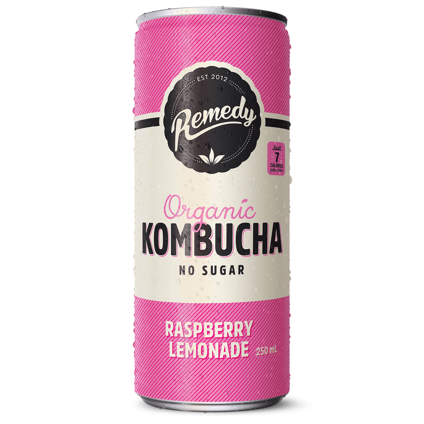 Remedy Remedy Kombucha Raspberry Lemonade 250ml Remedy Kombucha Raspberry Lemonade 250ml