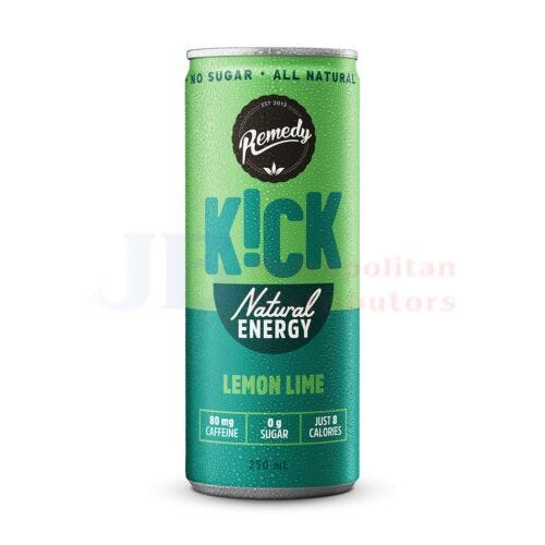 Remedy Kick Lemon Lime 250ml