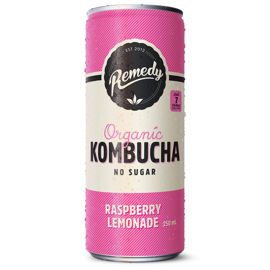 Remedy Kombucha Raspberry Lemonade 250ml