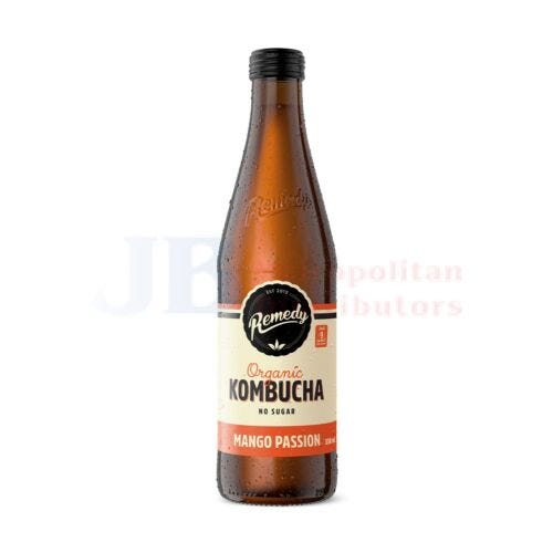 Remedy Kombucha Mango Passion 330ml