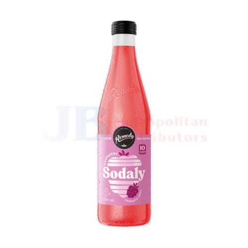 Remedy Sodaly Raspberry 330ml