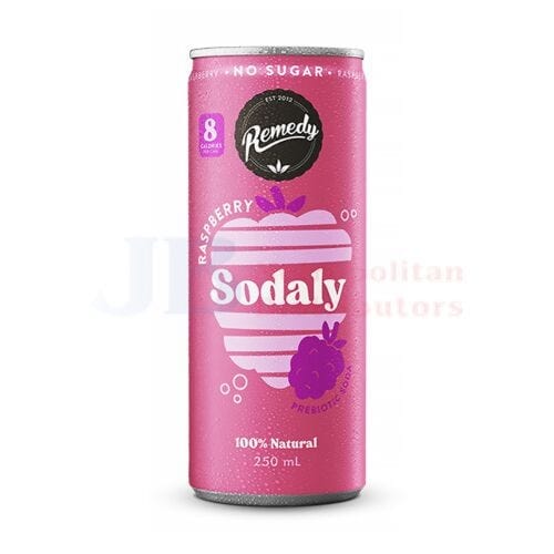 Remedy Remedy Sodaly Raspberry 250ml Remedy Sodaly Raspberry 250ml